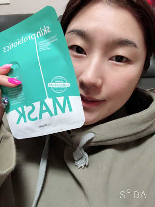 유산균하우스 [프로바이오닉]스킨프로바이오틱스 마스크 10매입 — 3.5점을 준 리뷰어가 2019년 2월 올린 사용 사진