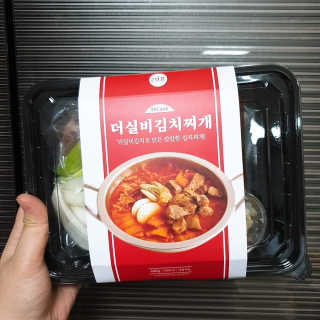 땡땡쿡 더실비김치찌개 2인분 710g 라면사리 포함 — 4점을 준 리뷰어가 2020년 2월 올린 사용 사진