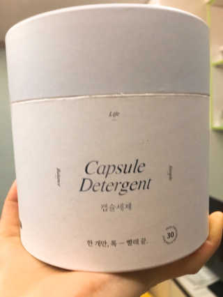 공구일이 0912 캡슐세제 — 5점을 준 리뷰어가 2019년 5월 올린 사용 사진