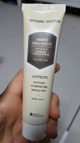 메이메리 쓰리이펙츠 모이스처 톤업크림 50ml — 4점을 준 리뷰어가 2019년 11월 올린 사용 사진
