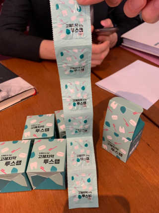 솔테라피 씹는 고체치약 투스탭 스파클레몬 6정 x 5박스 — 5점을 준 리뷰어가 2019년 5월 올린 사용 사진