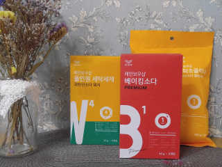 레인보우샵 올인원세탁세제,베이킹소다 스틱포6개입+세탁조클리너 — 4.33점을 준 리뷰어가 2018년 4월 올린 사용 사진
