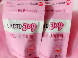 락토조이 구미젤리 복숭아맛 — 4.5점을 준 리뷰어가 2019년 8월 올린 사용 사진