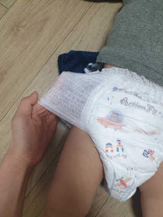 보솜이 액션핏 팬티형 — 5점을 준 리뷰어가 2019년 3월 올린 사용 사진