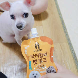 닥터할리펫밀크 8종 — 3.5점을 준 리뷰어가 2019년 5월 올린 사용 사진