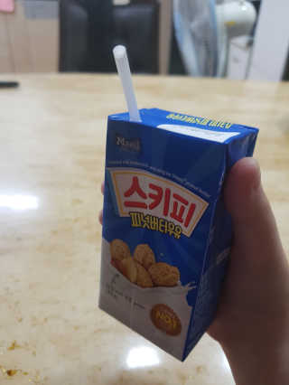 스키피피넛우유 스키피 피넛버터우유 — 5점을 준 리뷰어가 2019년 11월 올린 사용 사진
