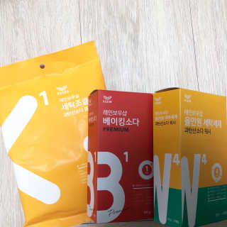 레인보우샵 올인원세탁세제,베이킹소다 스틱포6개입+세탁조클리너 — 4.33점을 준 리뷰어가 2018년 4월 올린 사용 사진