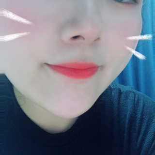 [블랙루즈] 컬러 락 하트 틴트 1+1 — 4점을 준 리뷰어가 2019년 8월 올린 사용 사진