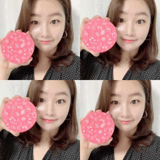 아미니 아쿠아 프로텍터 선쿠션 — 5점을 준 리뷰어가 2019년 4월 올린 사용 사진