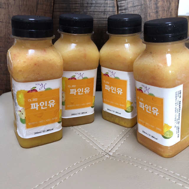 깔라파인유 주스 리뷰 사진