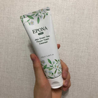 에포나 제주 녹차꽃 화산송이 폼클렌저 — 5점을 준 리뷰어가 2019년 2월 올린 사용 사진