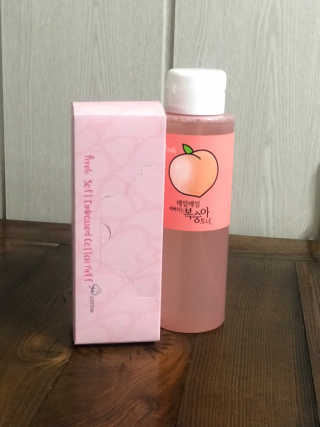 프레티 복숭아 토너 + 소프트 엠보 코튼 화장솜 — 4점을 준 리뷰어가 2019년 4월 올린 사용 사진