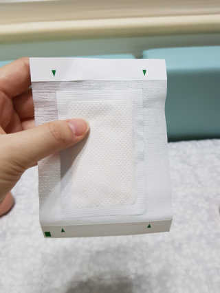 메디테라피 더마 릴렉스 힐링패치 — 3.5점을 준 리뷰어가 2018년 4월 올린 사용 사진