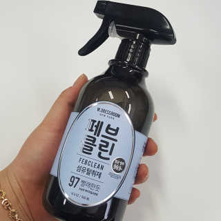 더블유드레스룸 페브클린 500ml — 5점을 준 리뷰어가 2018년 8월 올린 사용 사진