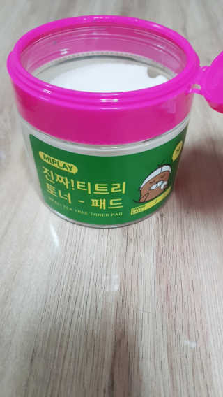 미플레이 진짜 티트리 토너 패드 — 4.33점을 준 리뷰어가 2018년 11월 올린 사용 사진