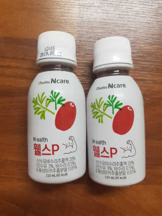 천호엔케어 간편하게 마시는 헬시 드링크, 웰스 — 5점을 준 리뷰어가 2018년 11월 올린 사용 사진