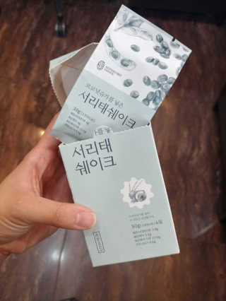 착한습관 귀리쉐이크와 서리태쉐이크 — 5점을 준 리뷰어가 2018년 8월 올린 사용 사진