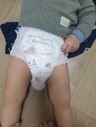 보솜이 액션핏 팬티형 — 5점을 준 리뷰어가 2019년 3월 올린 사용 사진