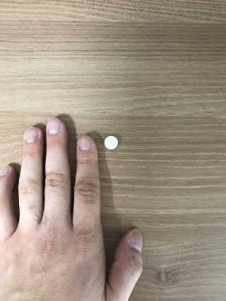 마노리치 천연유래 허브 고체치약 리치탭스 50정 — 2.5점을 준 리뷰어가 2018년 3월 올린 사용 사진