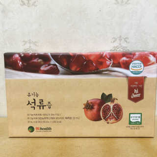 [하이헬스] 정말 진하고 맛있는 유기농 석류즙 30포 — 5점을 준 리뷰어가 2019년 11월 올린 사용 사진