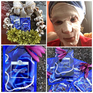 Pearl Collagen Velvet Mask 1 BOX by YVESOM — 5점을 준 리뷰어가 2019년 3월 올린 사용 사진