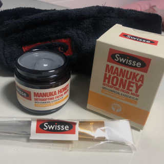 SWISSE 스위스 마누카 허니 디톡시파잉 페이셜 마스크 — 5점을 준 리뷰어가 2019년 12월 올린 사용 사진