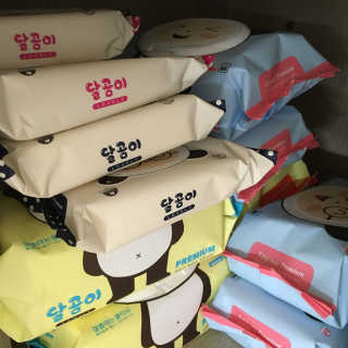 달곰이 물티슈 — 4점을 준 리뷰어가 2017년 4월 올린 사용 사진