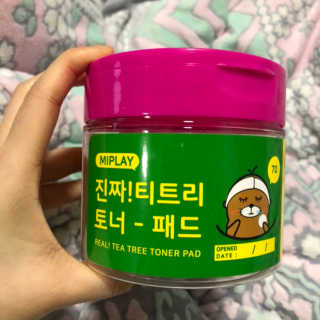 미플레이 진짜 티트리 토너 패드 — 2.83점을 준 리뷰어가 2018년 11월 올린 사용 사진