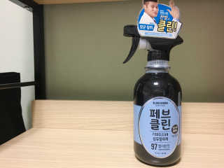 더블유드레스룸 페브클린 500ml — 5점을 준 리뷰어가 2018년 11월 올린 사용 사진