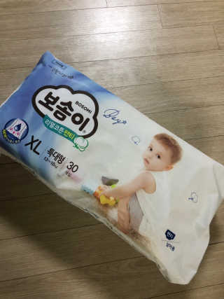 보솜이 리얼코튼 팬티형 — 5점을 준 리뷰어가 2019년 3월 올린 사용 사진