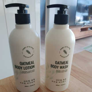 (주)에네스티 내추럴 촉촉  오트밀 바디로션 500ml — 5점을 준 리뷰어가 2019년 12월 올린 사용 사진