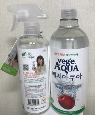 베지아쿠아 475ml + 리필 1000ml 1Set — 5점을 준 리뷰어가 2019년 8월 올린 사용 사진