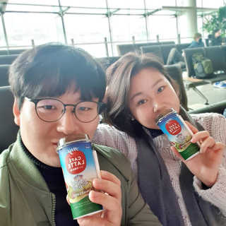 마이카페라떼 말차 아몬드브리즈 7개입 — 4.5점을 준 리뷰어가 2019년 11월 올린 사용 사진