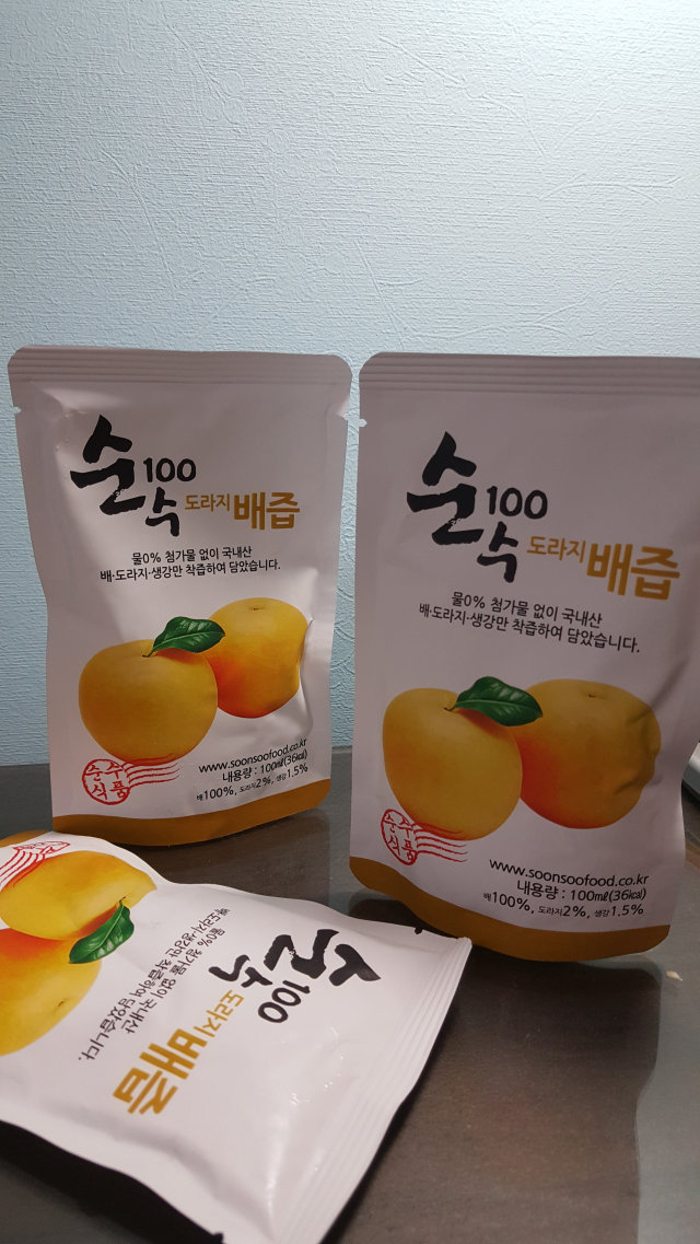 착즙 도라지배즙 리뷰 사진