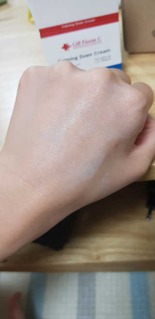 셀퓨전씨 카밍 다운 크림 — 5점을 준 리뷰어가 2018년 11월 올린 사용 사진