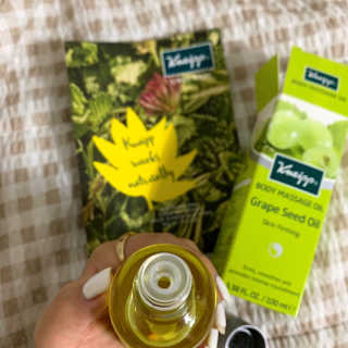 [크나이프] 그레이프씨드 슬리밍 마사지오일 100ml — 5점을 준 리뷰어가 2019년 8월 올린 사용 사진