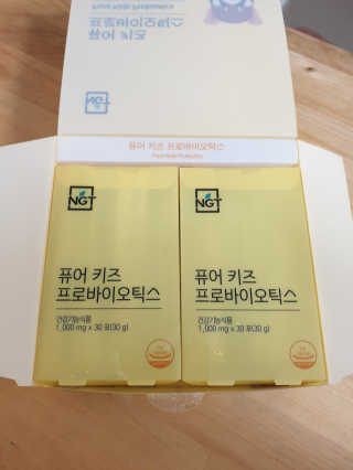 네츄럴굿띵스 퓨어 키즈 프로바이오틱스 60포 — 5점을 준 리뷰어가 2019년 5월 올린 사용 사진
