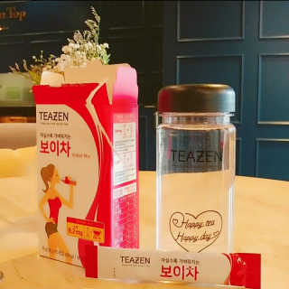 티젠 보이차 + 마이보틀 세트 — 5점을 준 리뷰어가 2018년 6월 올린 사용 사진