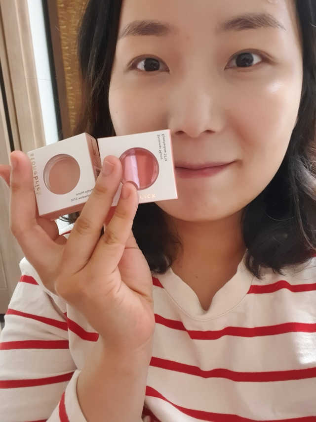 매트모노+쉬머모노 아이섀도우 리뷰 사진