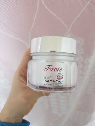파시스 올인원 진주 화이트닝 크림 100ml — 5점을 준 리뷰어가 2019년 3월 올린 사용 사진