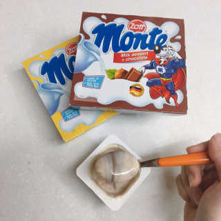 몬테밀크디저트 초코&바닐라 — 5점을 준 리뷰어가 2018년 3월 올린 사용 사진