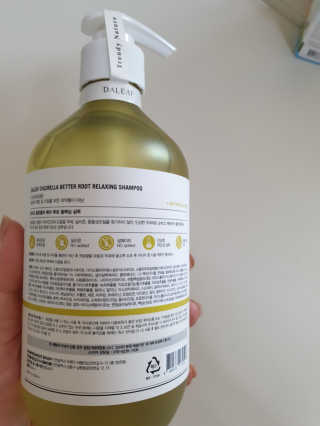 달리프 클로렐라 베러 루트 릴렉싱 샴푸 500ml — 5점을 준 리뷰어가 2020년 2월 올린 사용 사진