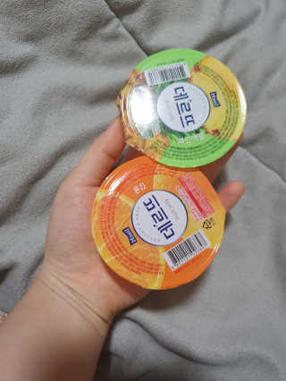 데르뜨 떠먹는 과일 3종, 짜먹는 과일 2종 총 10개 체험 — 5점을 준 리뷰어가 2020년 3월 올린 사용 사진