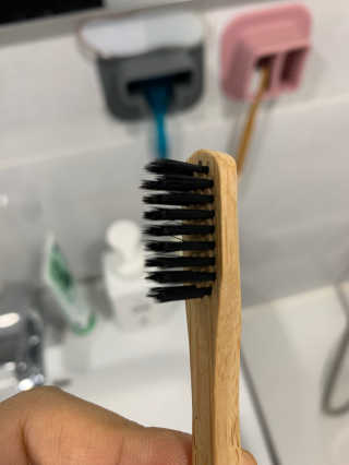 [에코앤드] 환경을 생각하는 미세모 대나무 칫솔 2종 — 5점을 준 리뷰어가 2019년 11월 올린 사용 사진