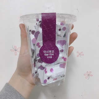 야시엔코 앰플수면팩 퍼플 — 5점을 준 리뷰어가 2019년 2월 올린 사용 사진