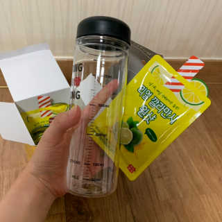 장수농가 리얼깔라만시 원샷 50ml 10팩+보틀 — 5점을 준 리뷰어가 2019년 5월 올린 사용 사진