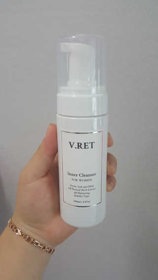 V.RET 브이렛 여성청결제 — 4점을 준 리뷰어가 2018년 7월 올린 사용 사진