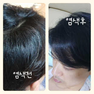 다슈코리아 다슈 컬러 페스트 체인지 염색약 — 5점을 준 리뷰어가 2019년 3월 올린 사용 사진