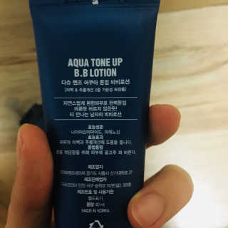 다슈코리아 다슈 맨즈 톤 업 비비로션 40ml — 4.33점을 준 리뷰어가 2018년 9월 올린 사용 사진