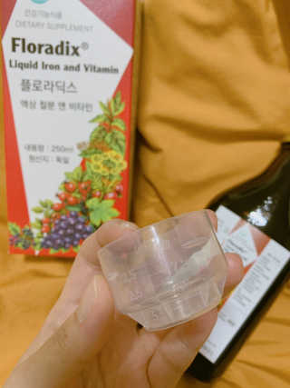 살루스 플로라딕스 액상 철분 앤 비타민 — 5점을 준 리뷰어가 2019년 7월 올린 사용 사진